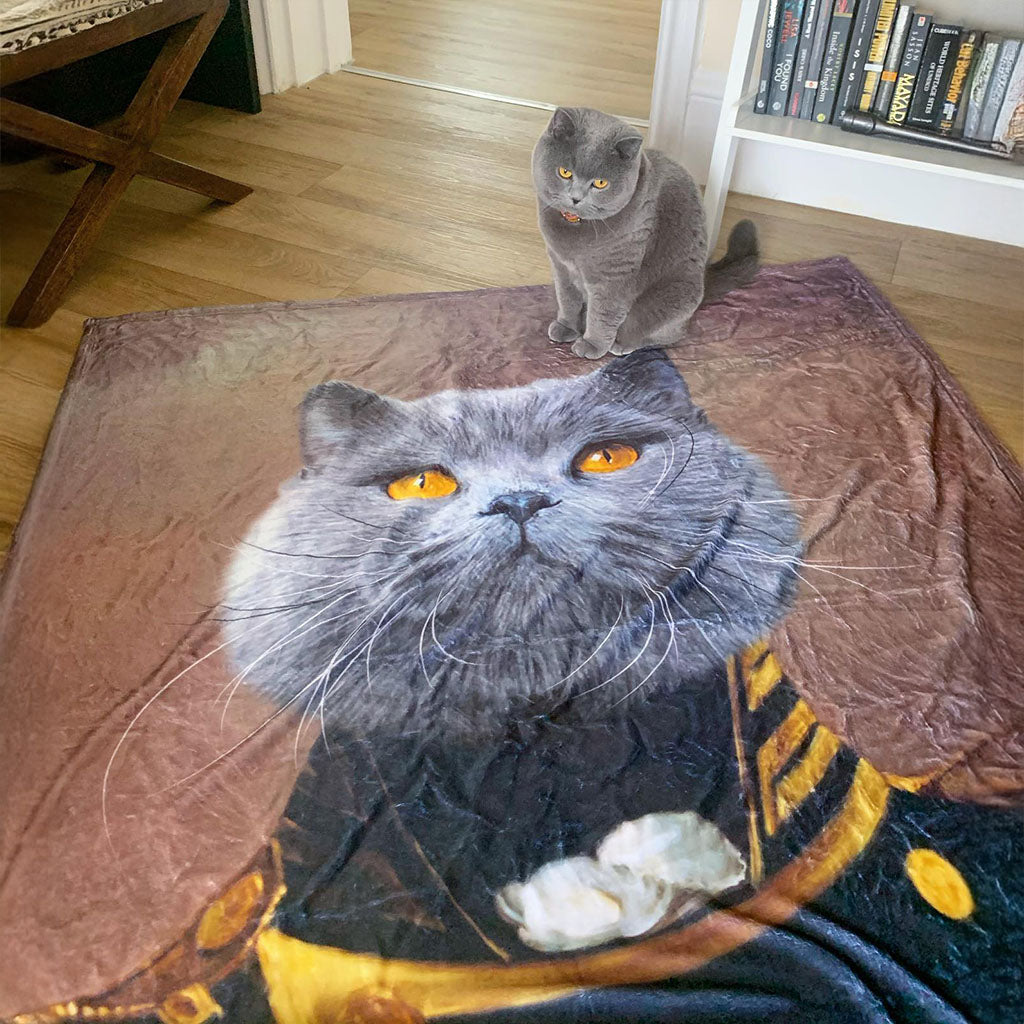 The Admiral - Custom Pet Blanket