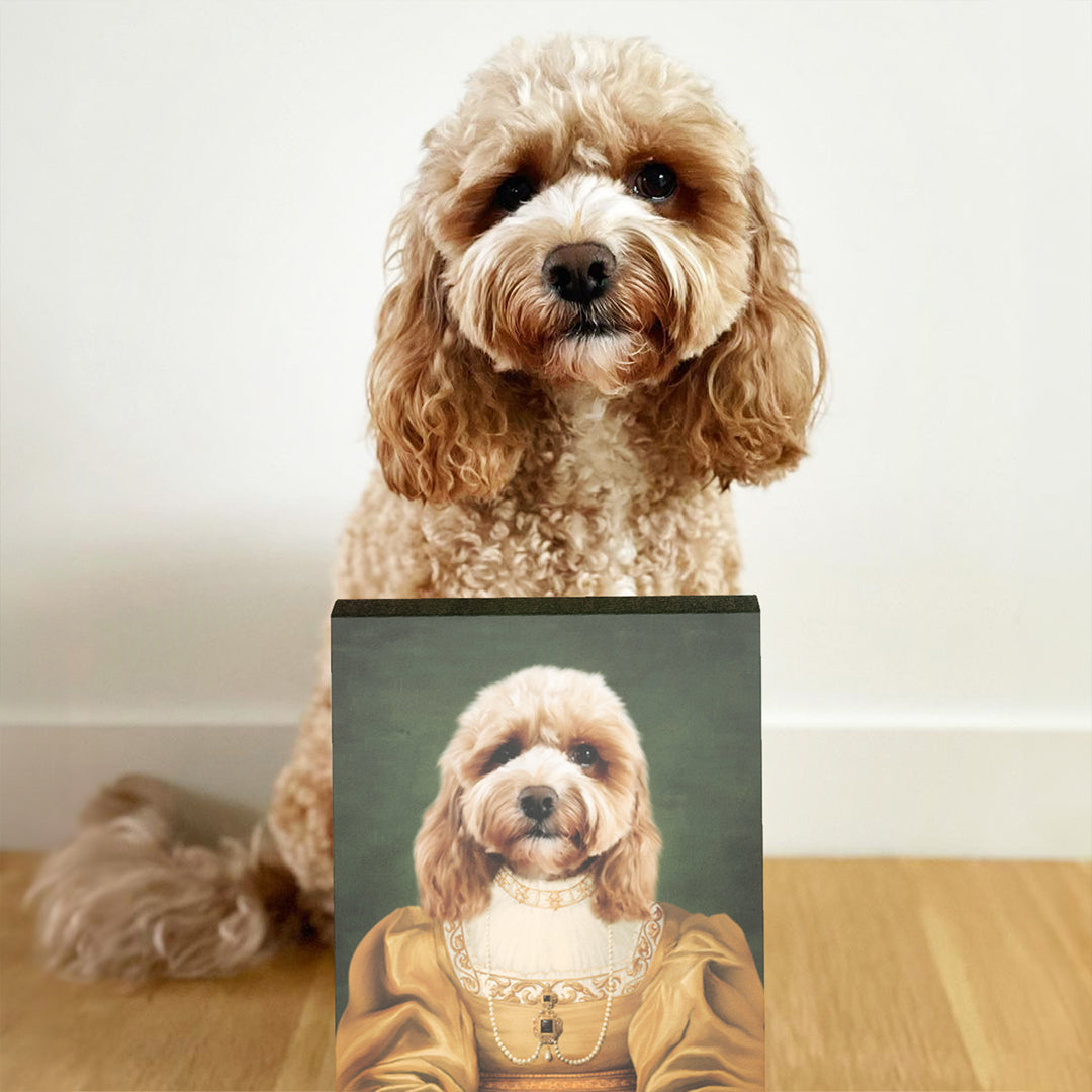 The Golden Girl - Custom Pet Canvas