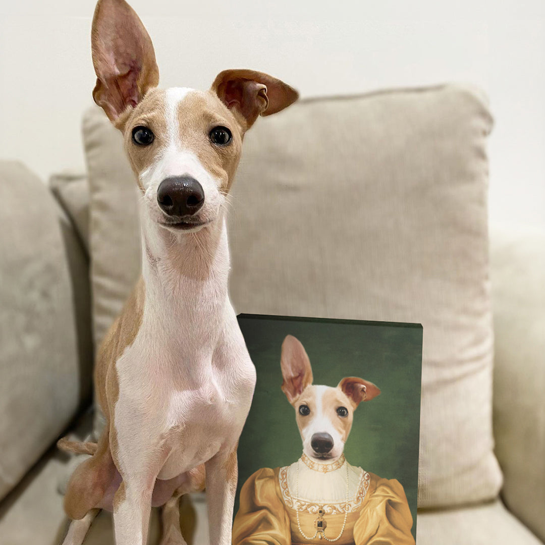 The Golden Girl - Custom Pet Canvas