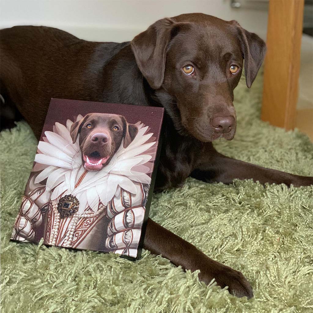 The Queen - Custom Pet Canvas