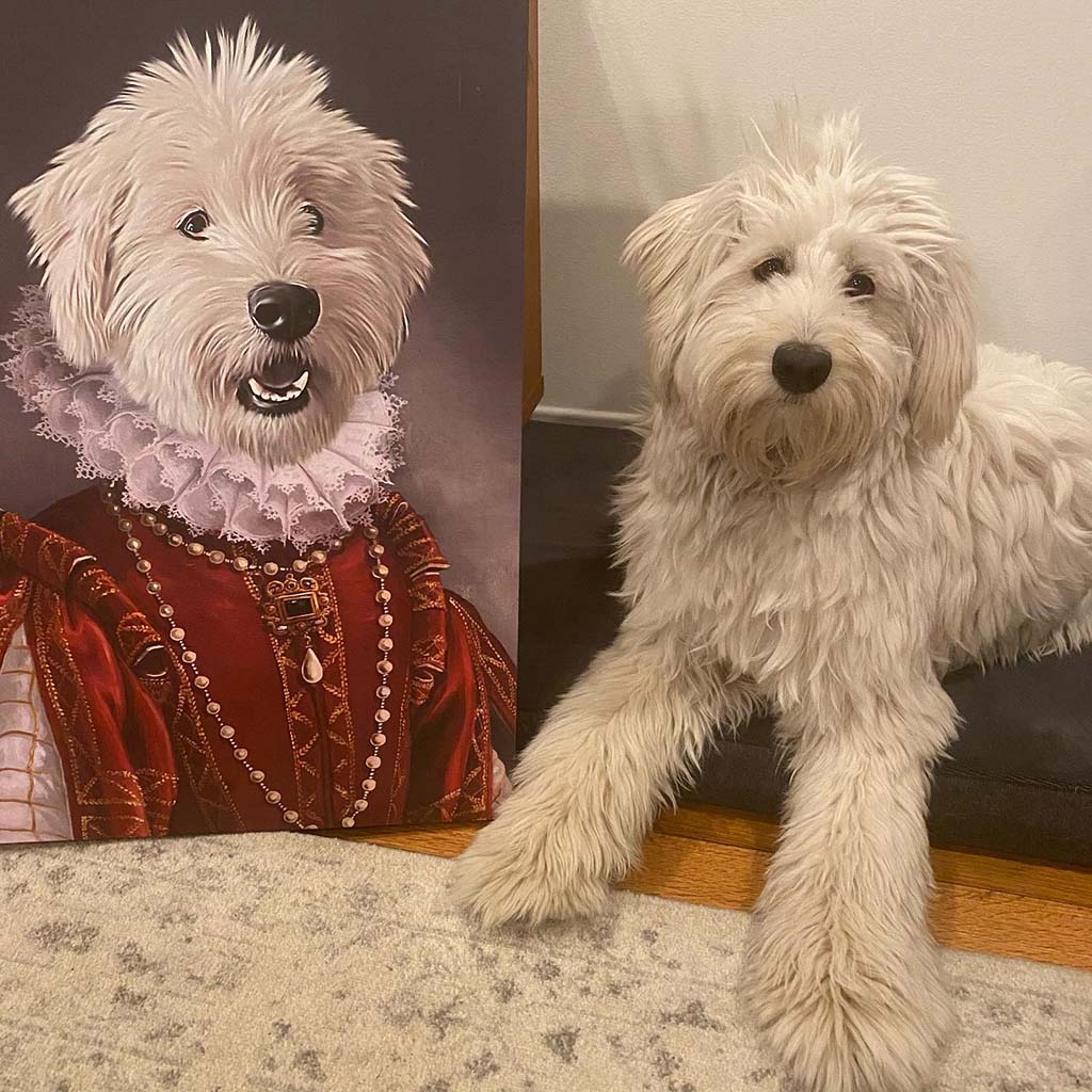 The Queen of Roses - Custom Pet Canvas