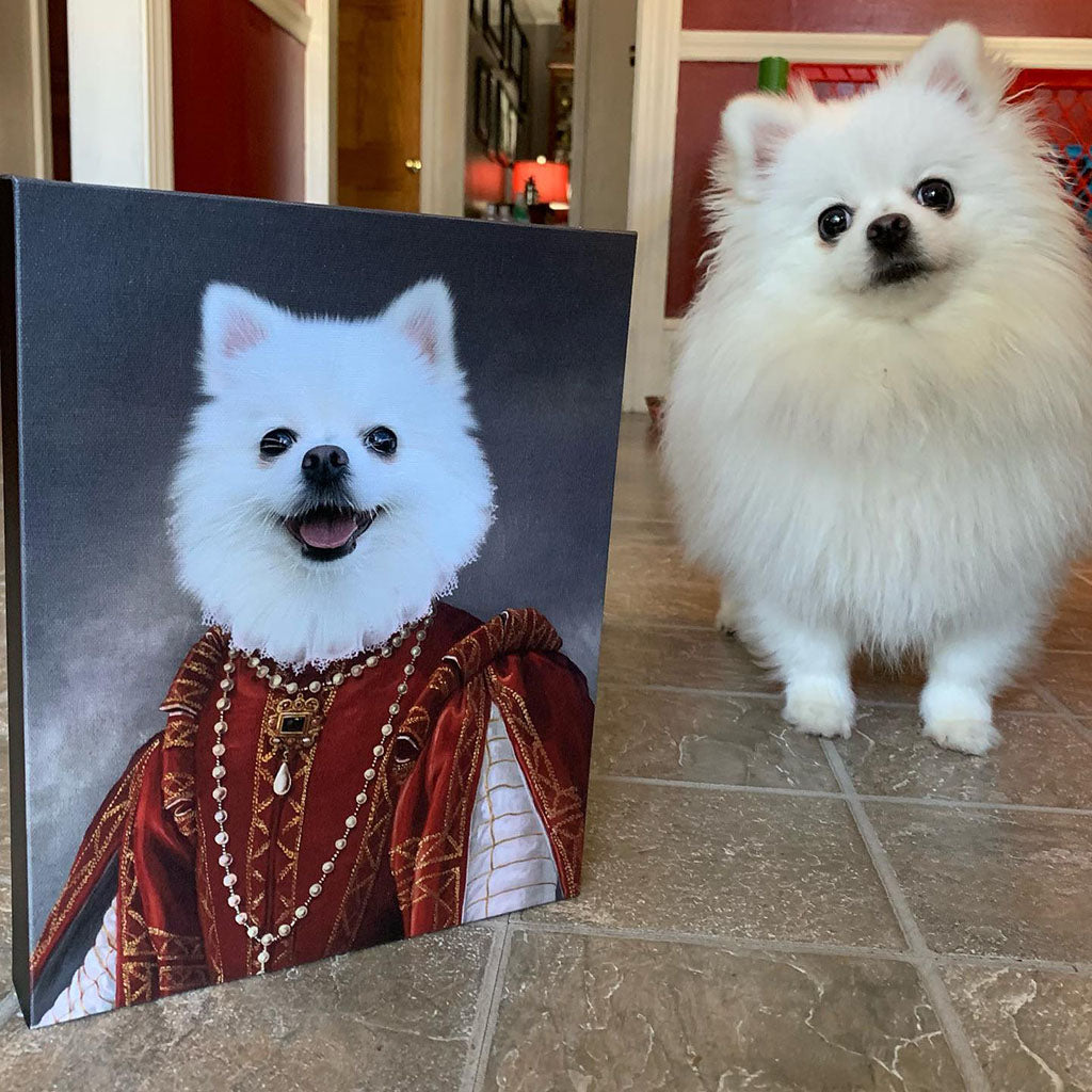 The Queen of Roses - Custom Pet Canvas