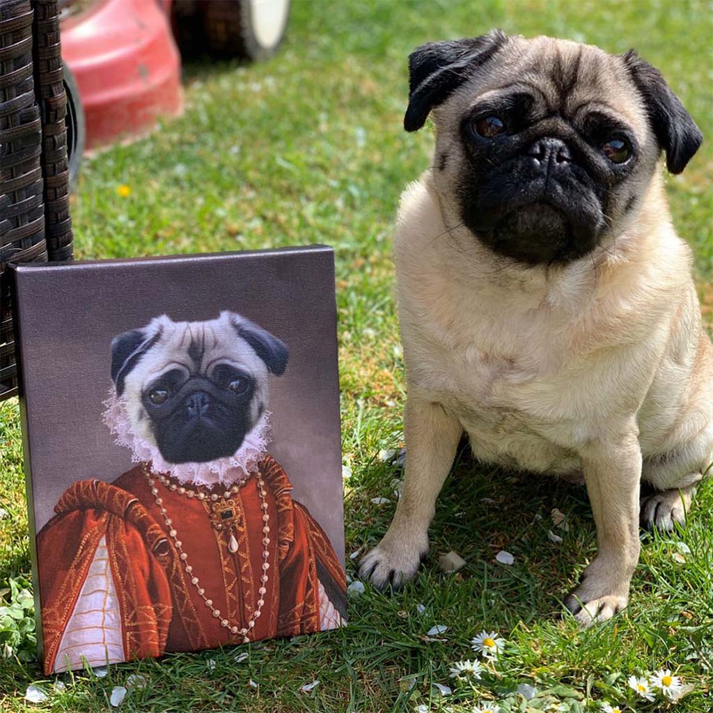 The Queen of Roses - Custom Pet Canvas