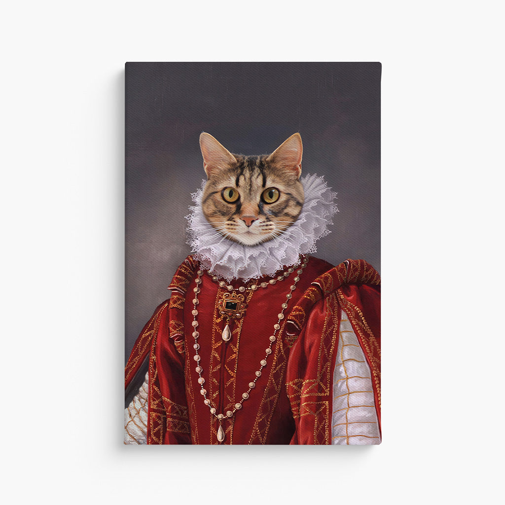 Royal and Paws - Canvas The Queen of Roses - Custom Pet Canvas 8" x 10" / Unframed
