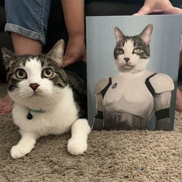 The Trooper - Custom Pet Canvas