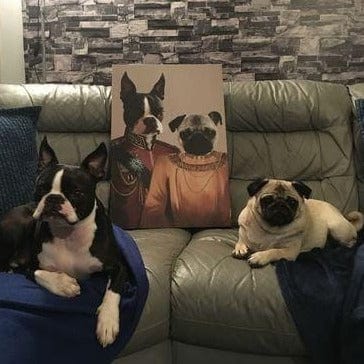 The Lord And Lady - Custom Pet Canvas