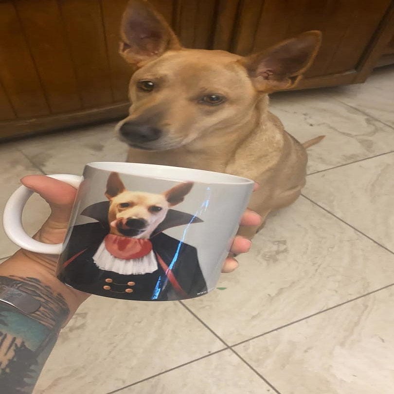 The Vampire - Custom Pet Mug