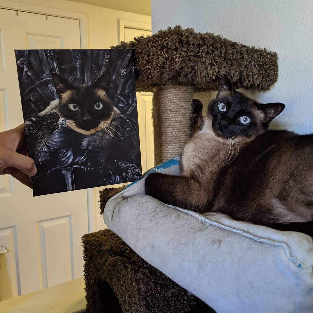 The King in the North - Custom Pet Canvas