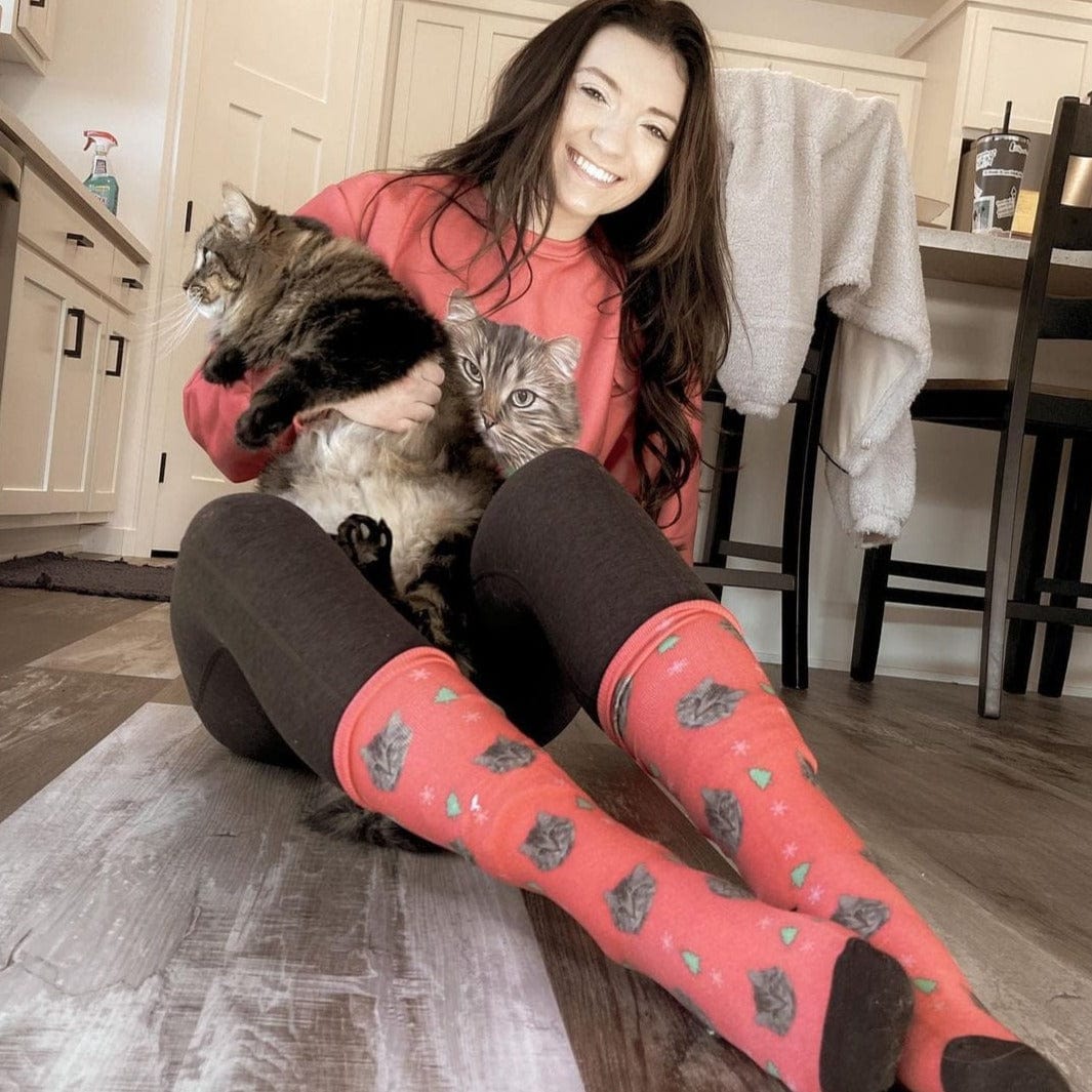 Custom Christmas Pet Face Socks