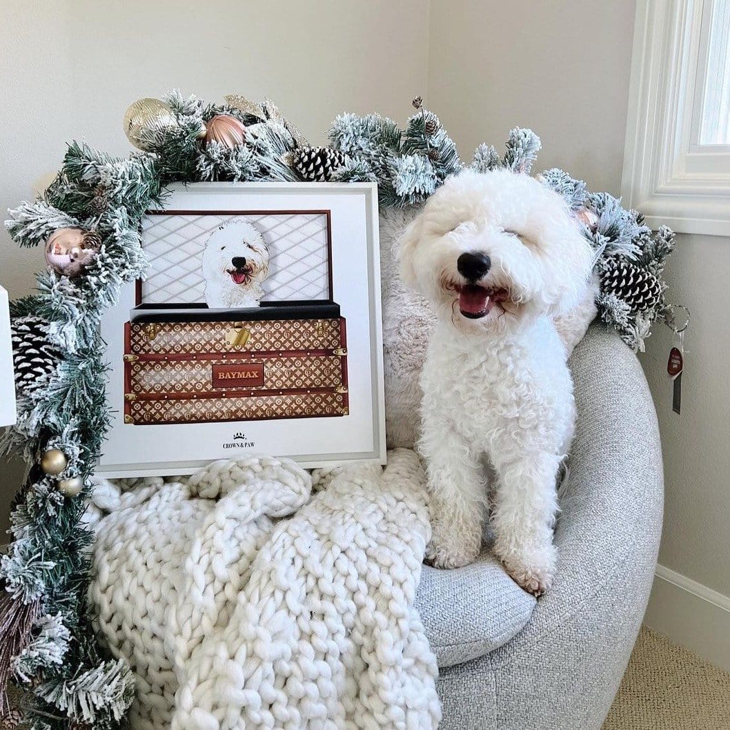 Classic Luxury Trunk Pet Portrait