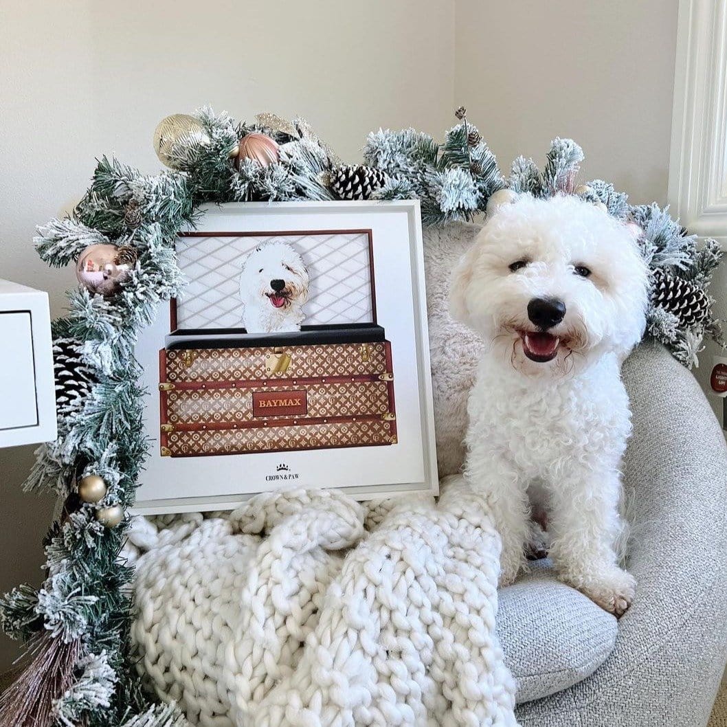 Classic Luxury Trunk Pet Portrait