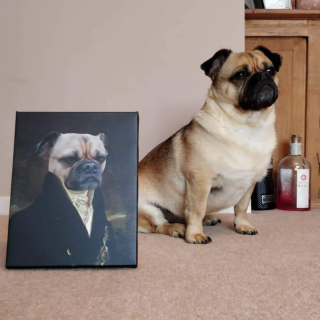 The Count - Custom Pet Canvas