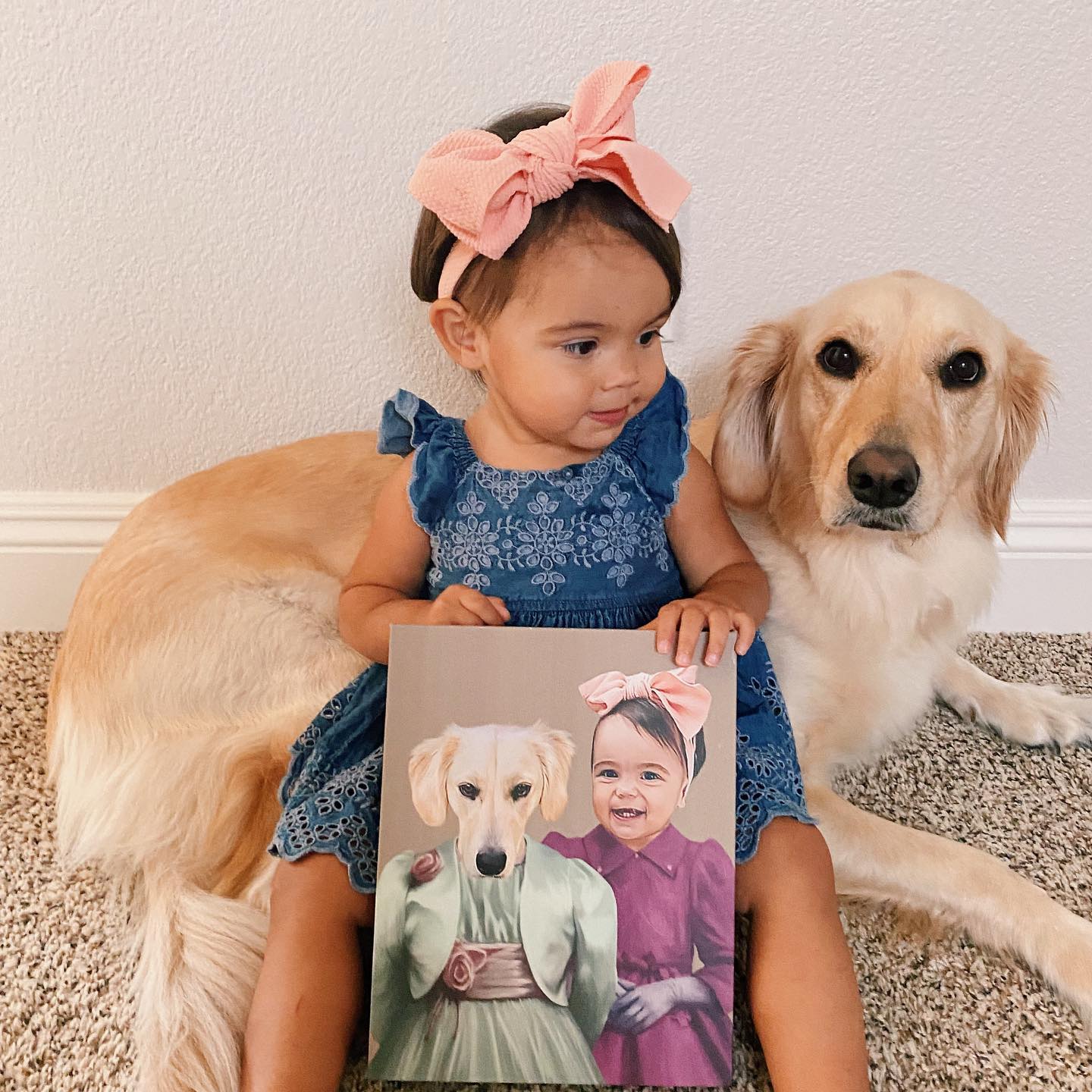 The Sisters - Custom Pet Canvas