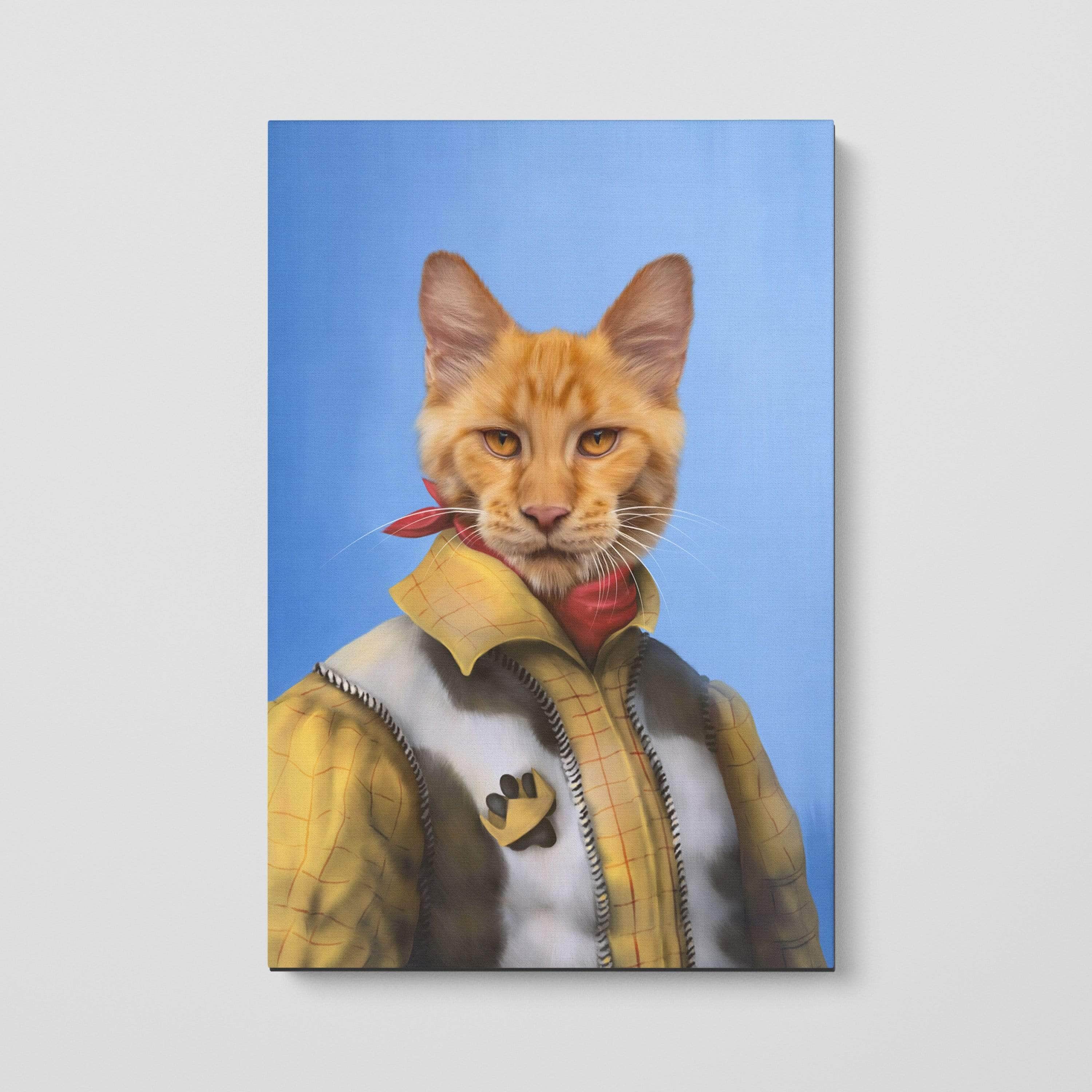 The Cowboy - Custom Pet Canvas
