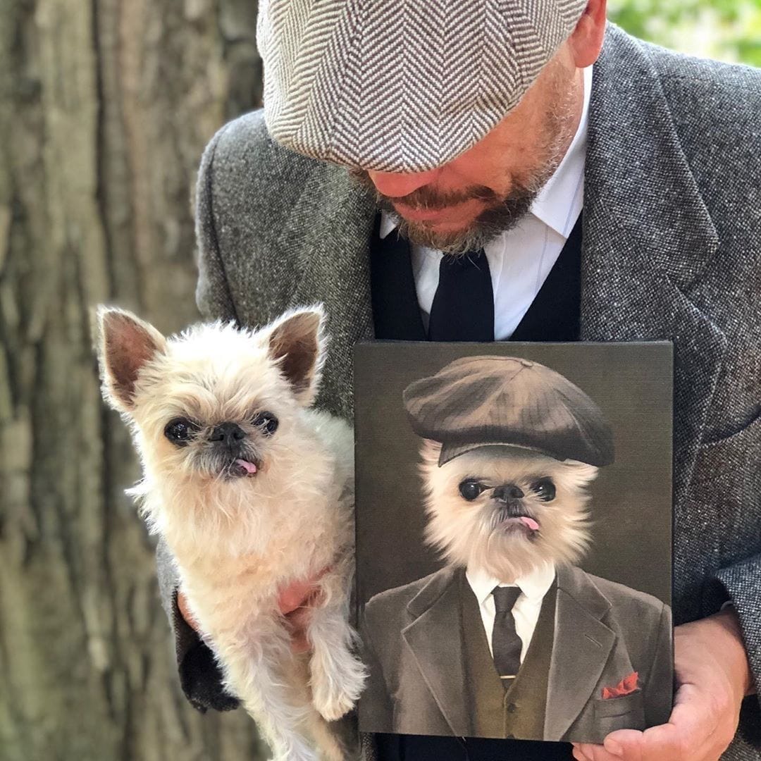 The British Gangster - Custom Pet Canvas