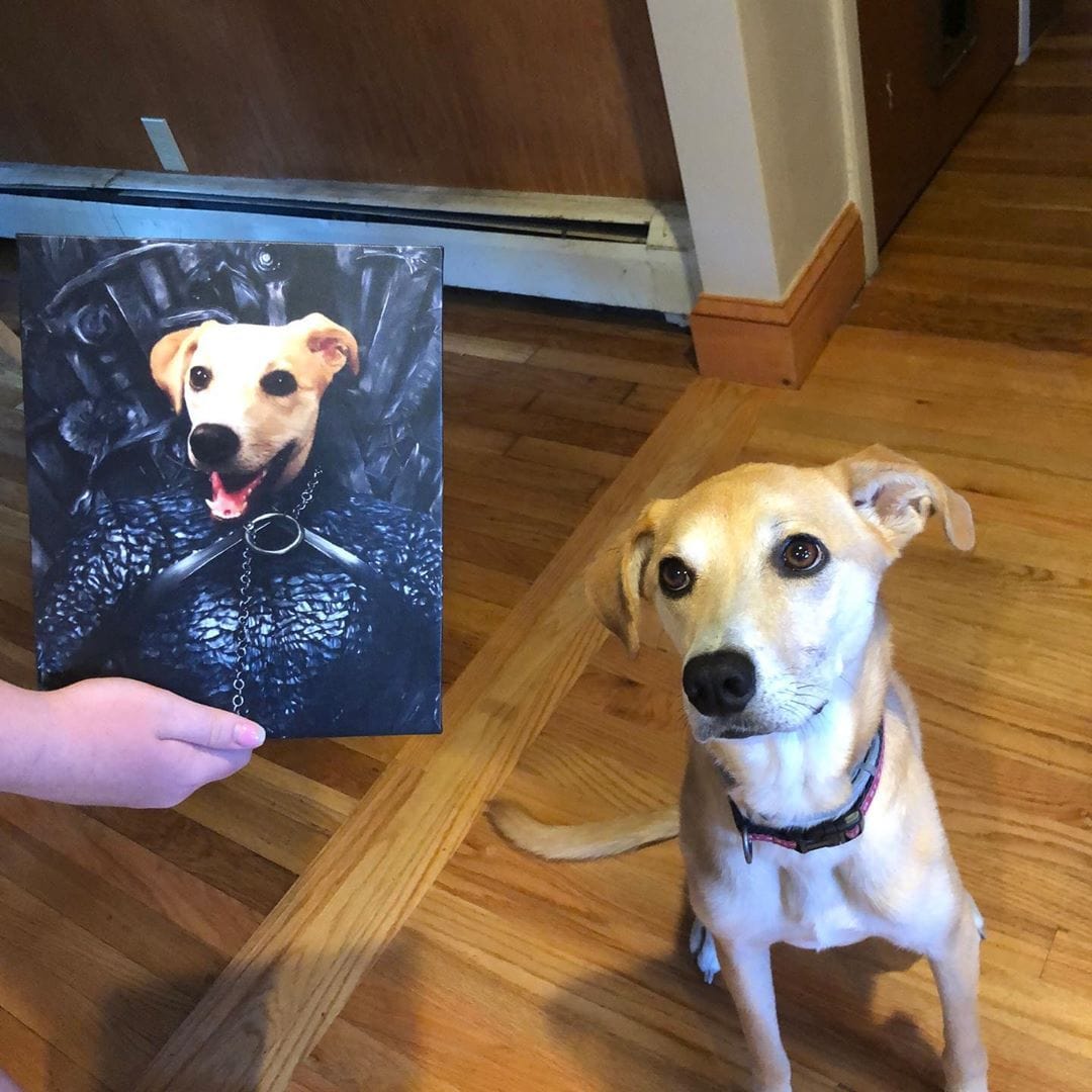 The Lady of the North - Custom Pet Canvas