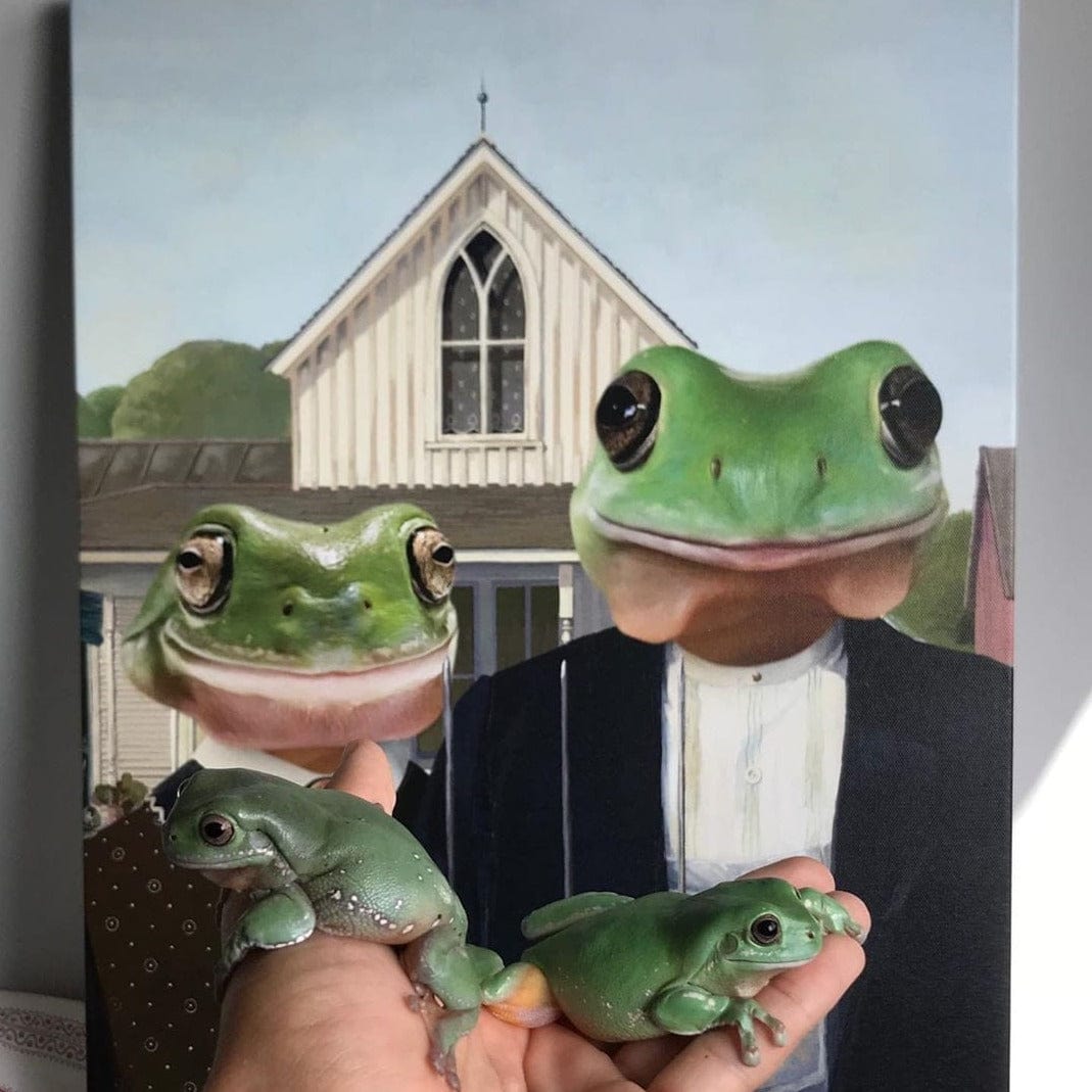 The American Gothic - Custom Pet Canvas