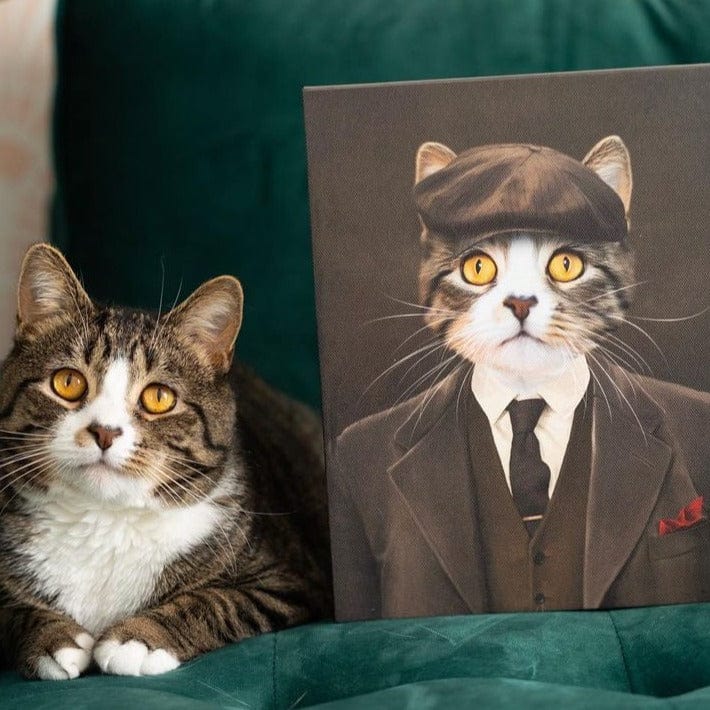 The British Gangster - Custom Pet Canvas