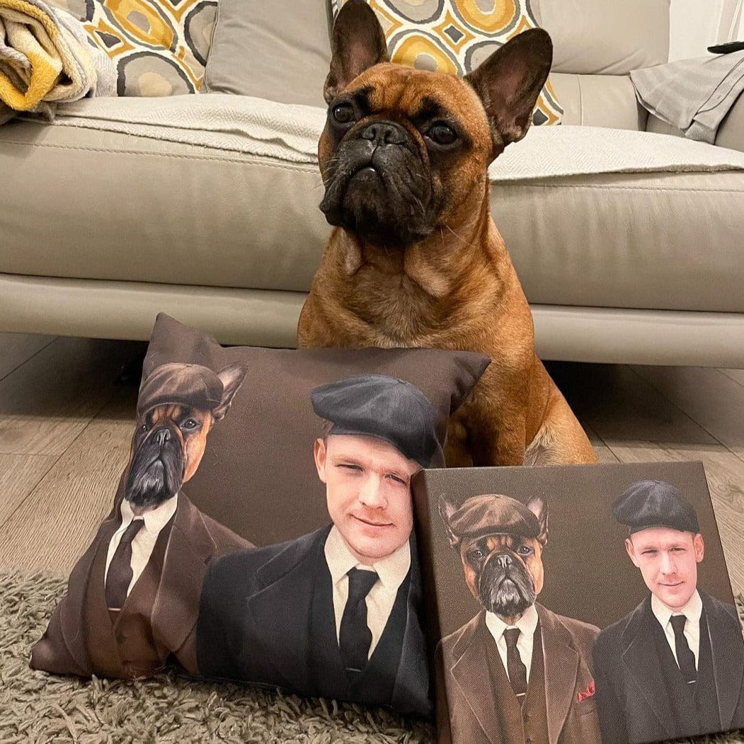 The Gangster Brothers - Custom Throw Pillow