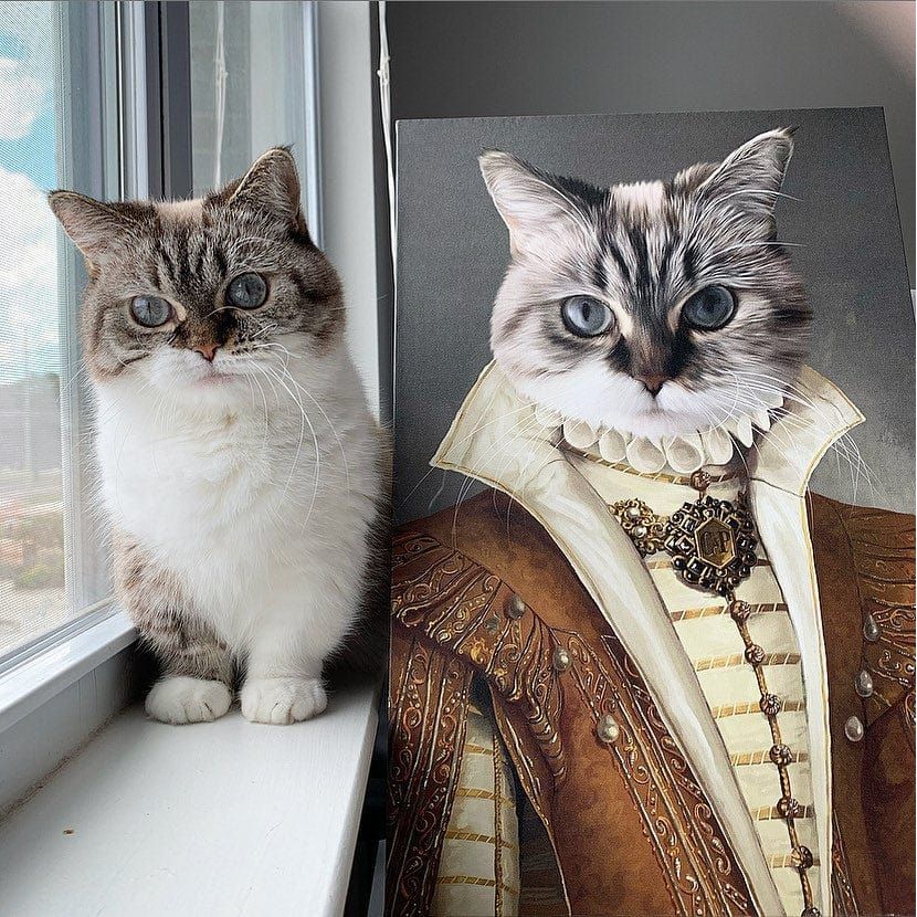 The Golden Princess - Custom Pet Canvas