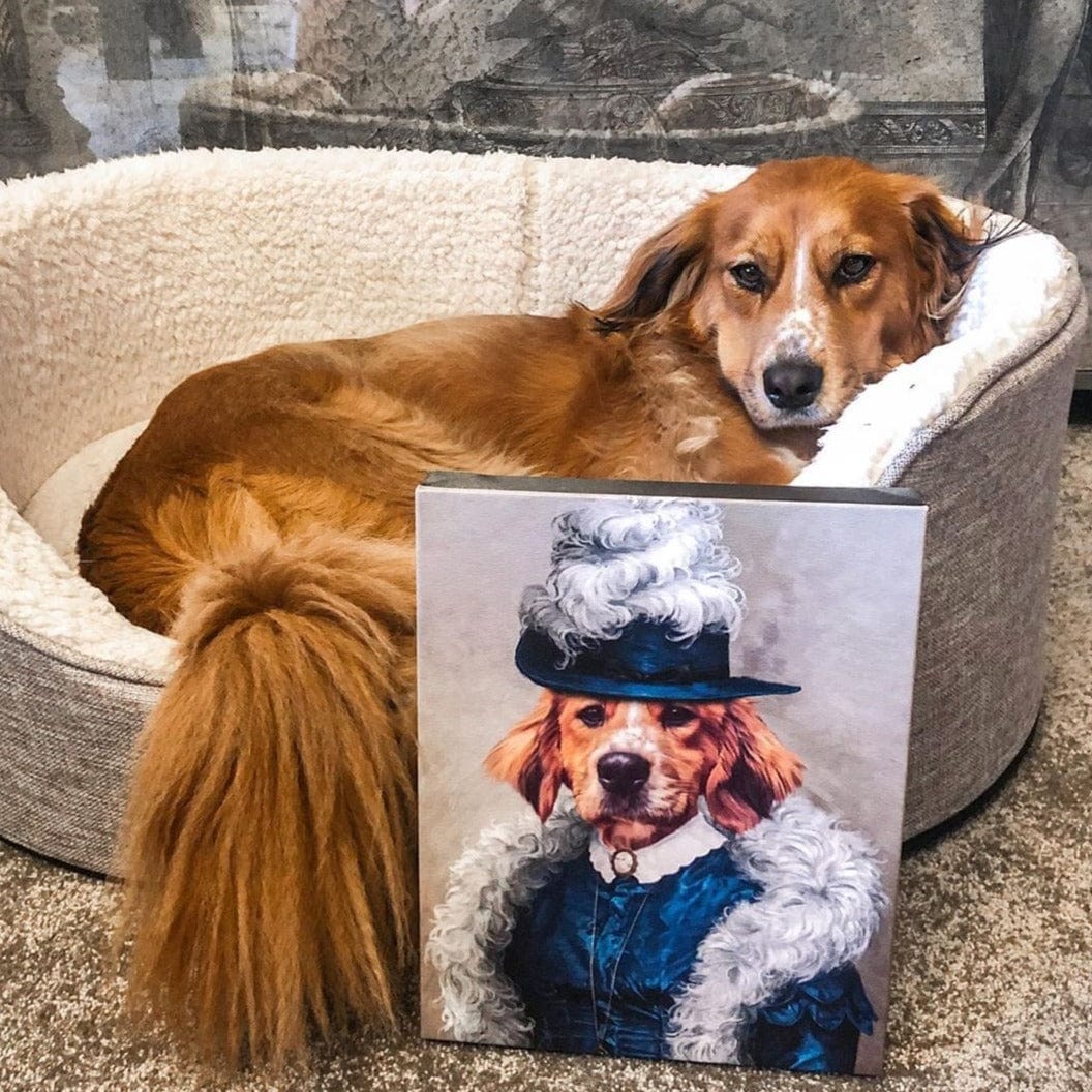The Boa Lady - Custom Pet Canvas