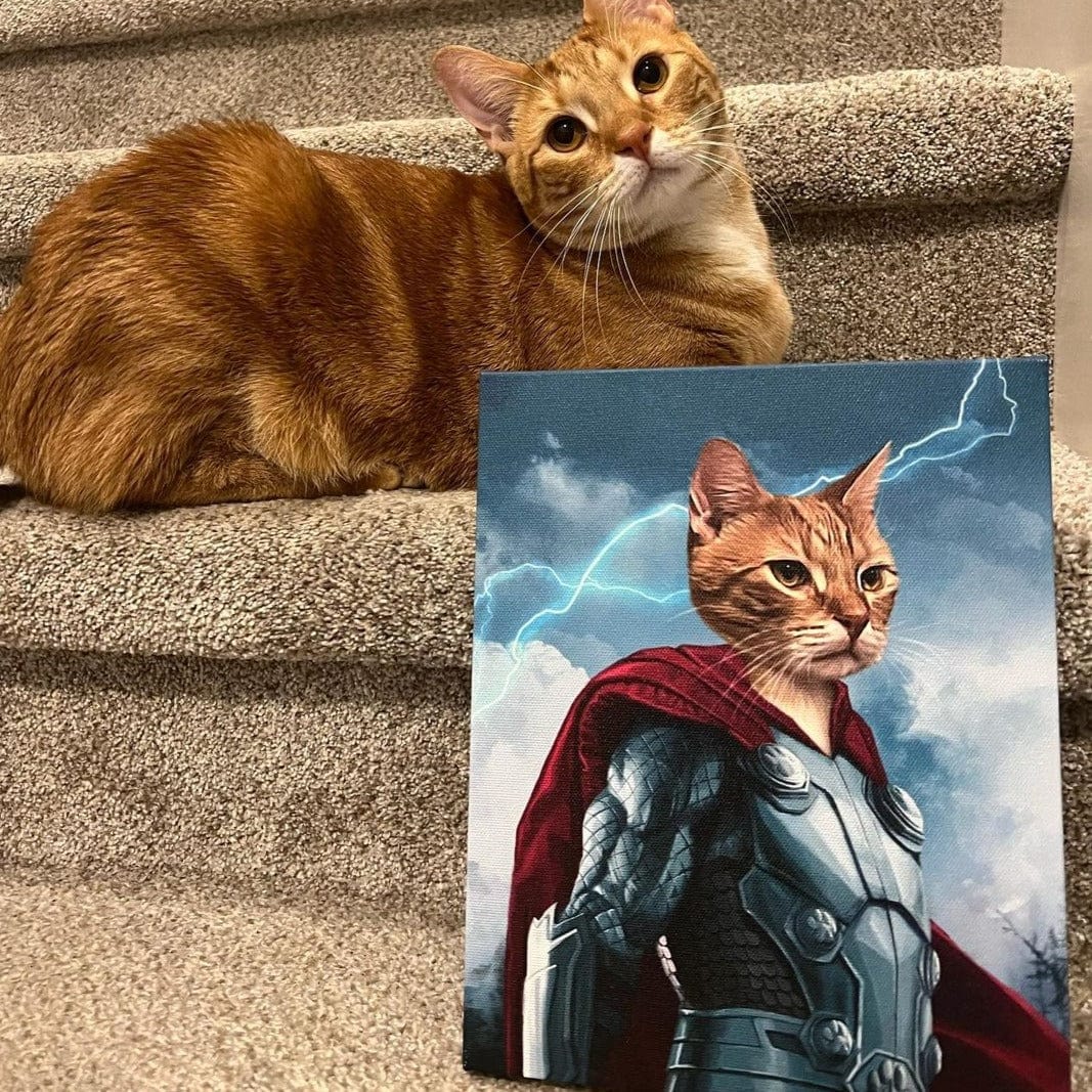 The Norse Hero - Custom Pet Canvas