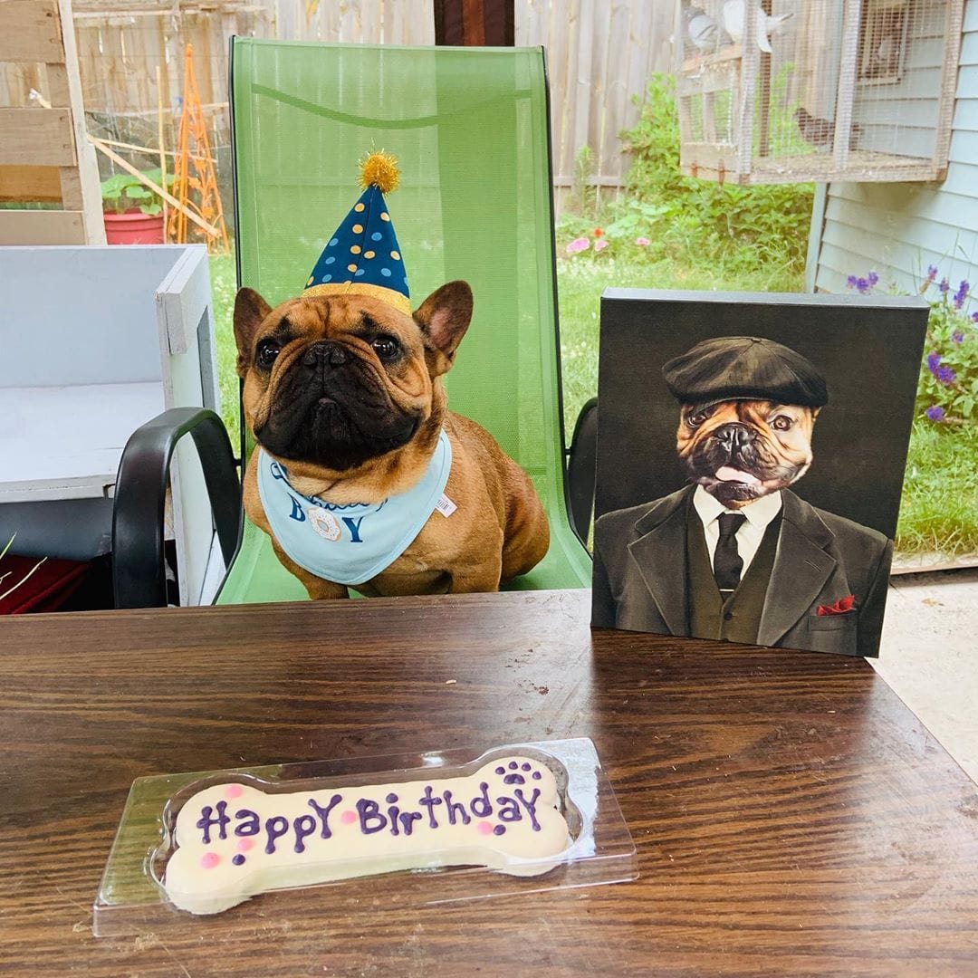 The British Gangster - Custom Pet Canvas