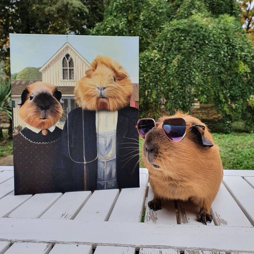 The American Gothic - Custom Pet Canvas