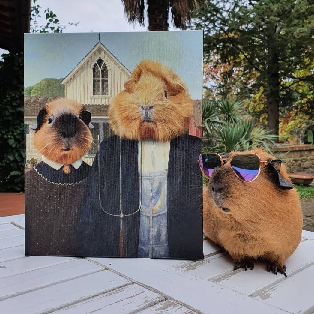 The American Gothic - Custom Pet Canvas