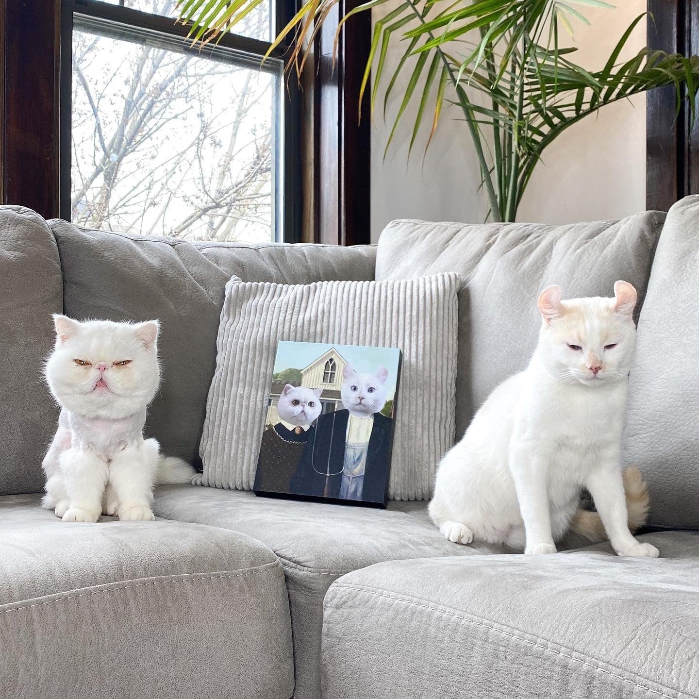 The American Gothic - Custom Pet Canvas