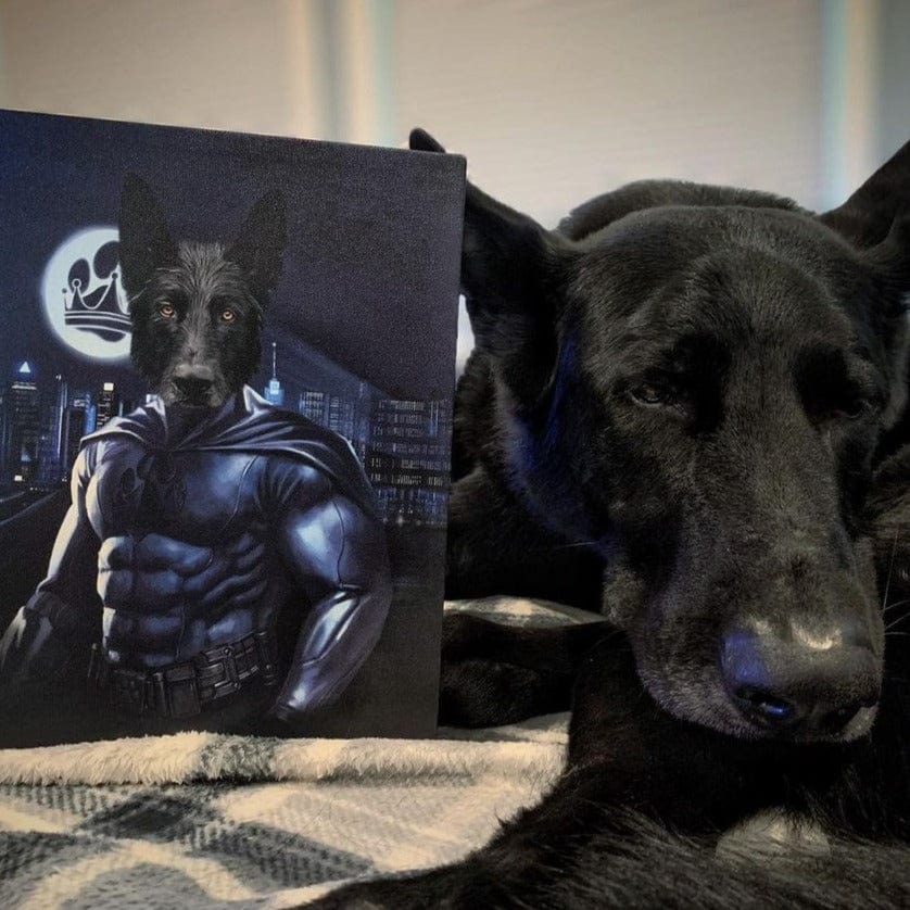 The Dark Hero - Custom Pet Canvas