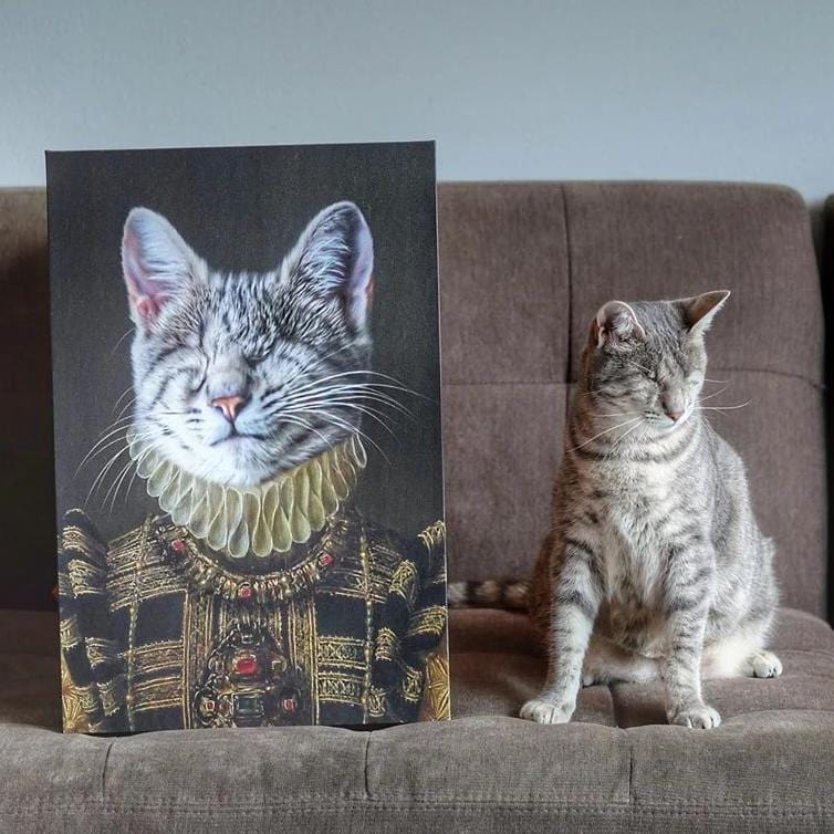 Royal and Paws - Canvas The Dame - Custom Pet Canvas