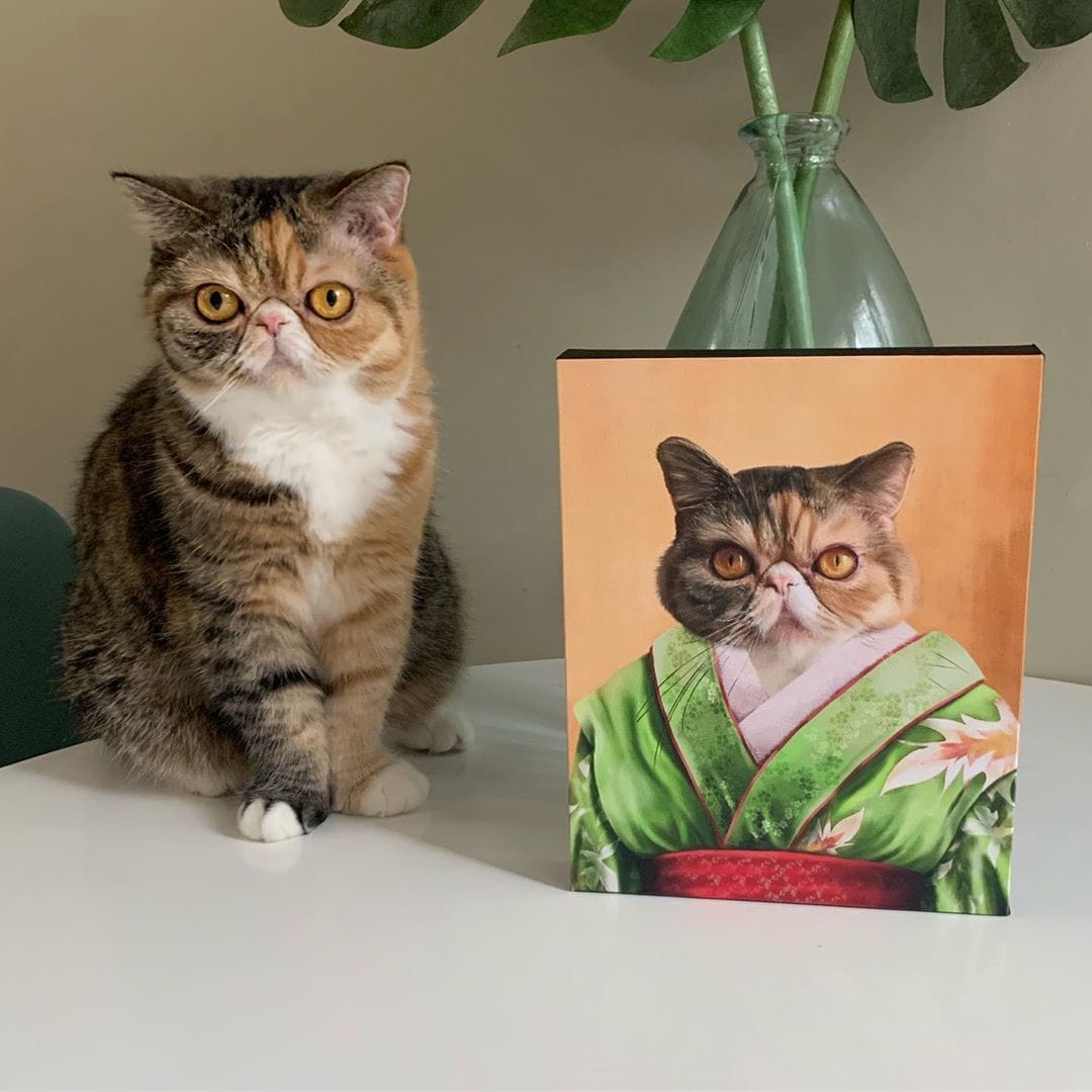 The Geisha - Custom Pet Canvas